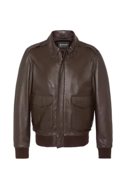 Blouson Homme Schott Lcraf Brown