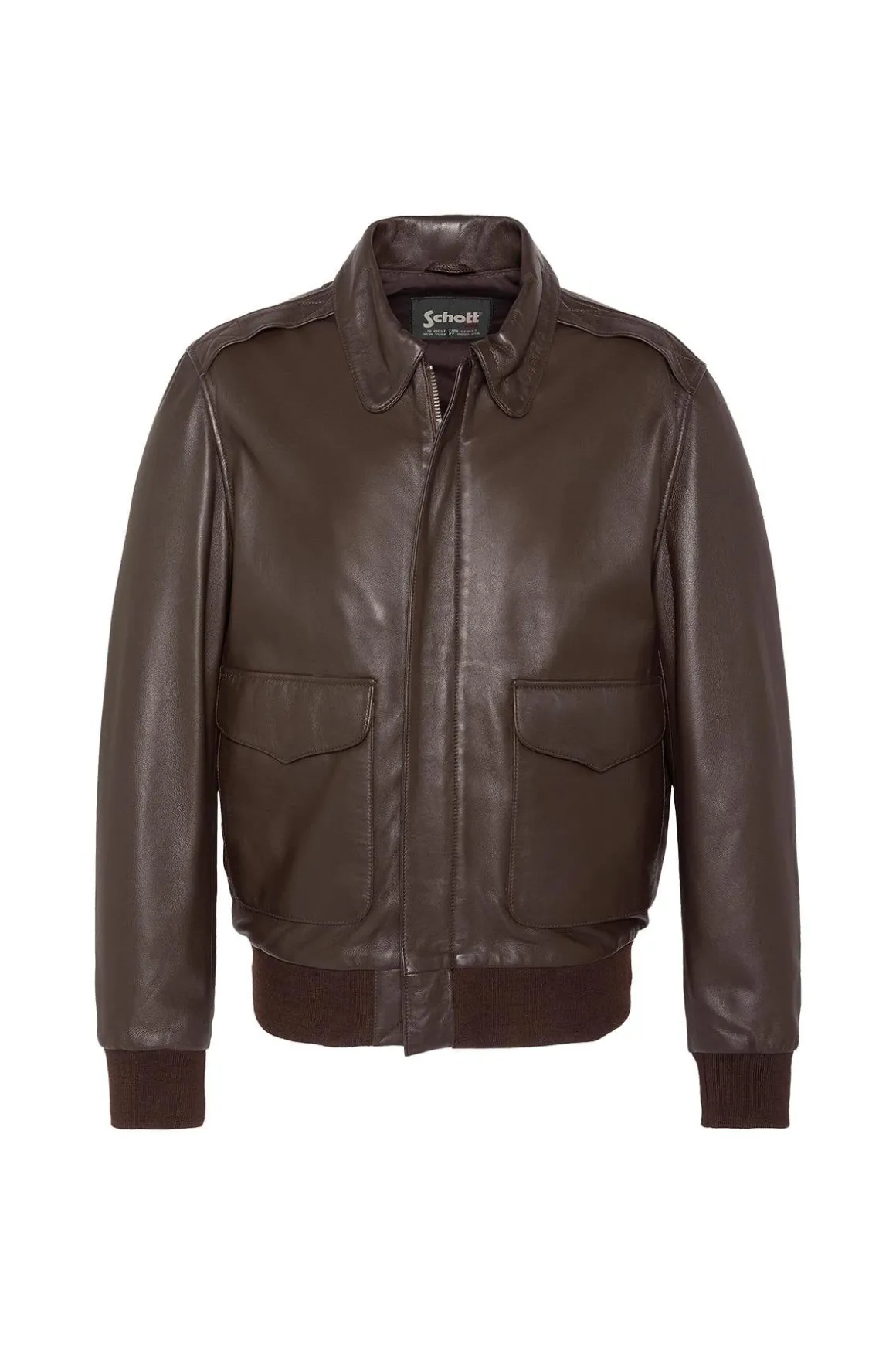 Blouson Homme Schott Lcraf Brown