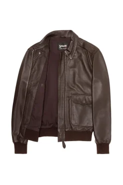 Blouson Homme Schott Lcraf Brown