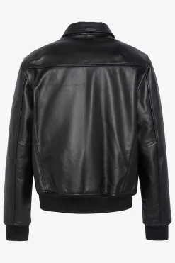 Blouson Homme Schott Lc5100Rib Black