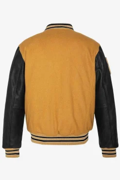 Blouson Homme Schott Lcteddybd2 Yellow/Black
