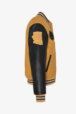 Blouson Homme Schott Lcteddybd2 Yellow/Black