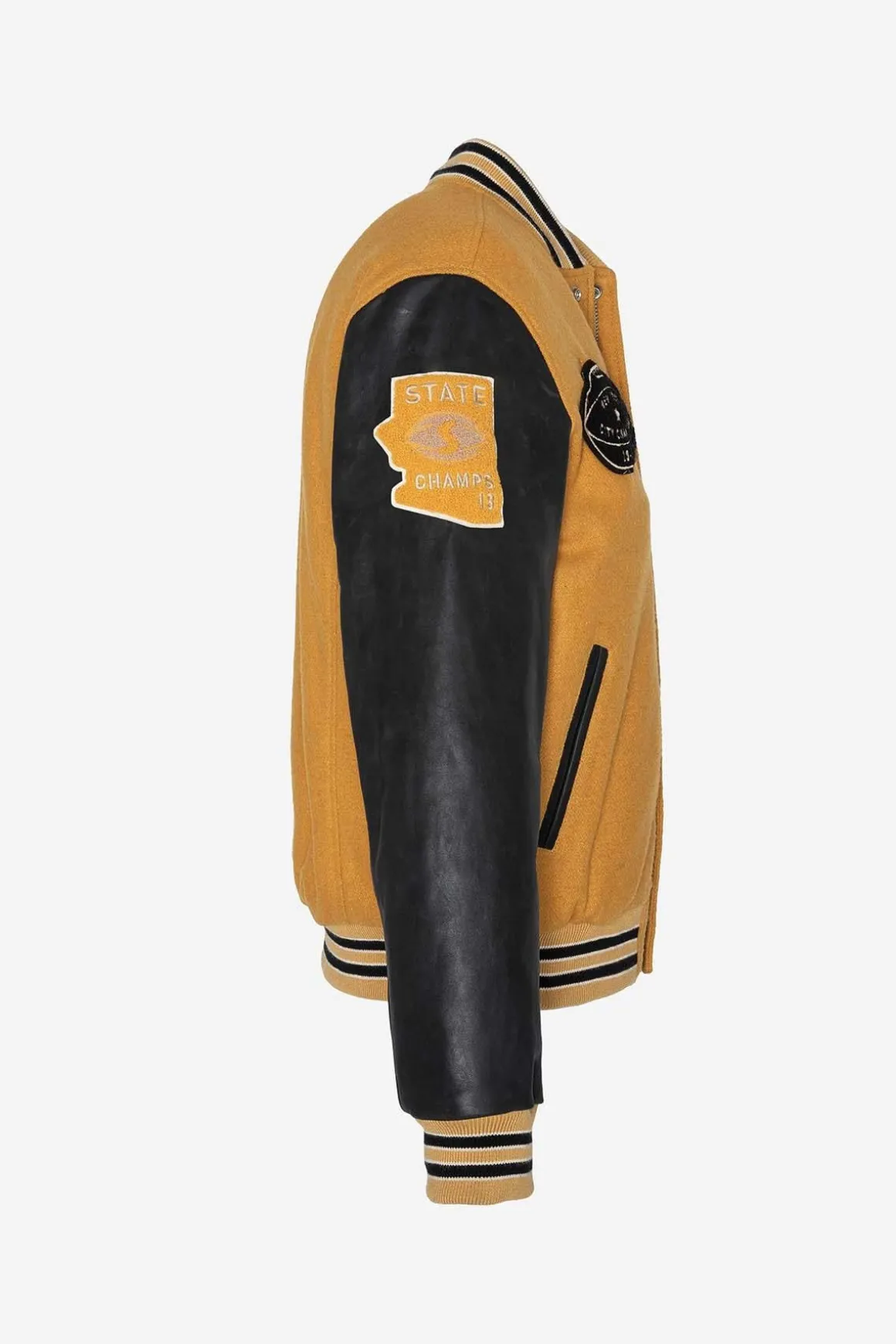 Blouson Homme Schott Lcteddybd2 Yellow/Black