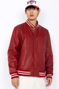 Blouson Homme Schott Lcteddys23 Red