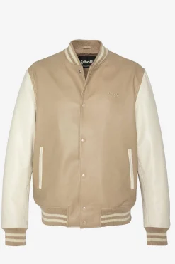 Blouson Homme Schott Lcteddys23Bi Beige/Off