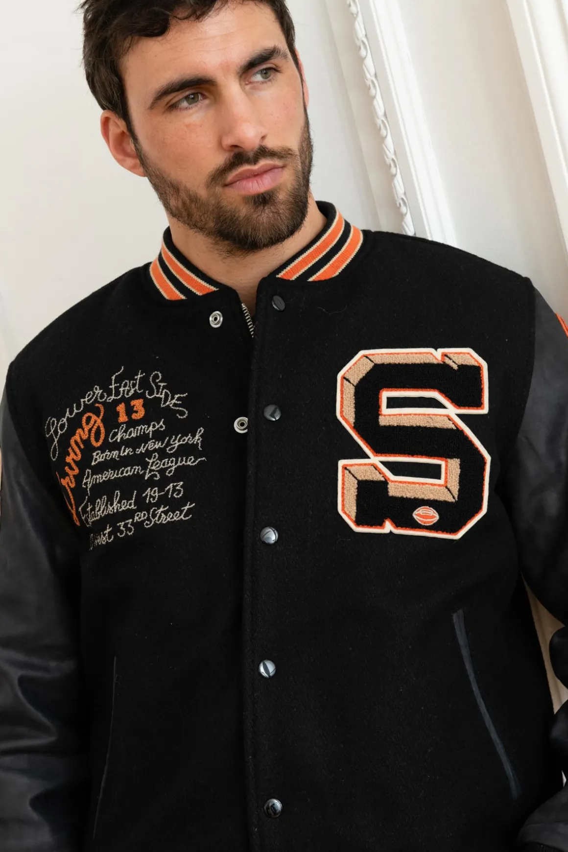 Blouson Homme Schott Lcteddybd Black Black