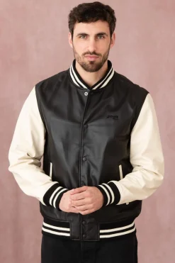 Blouson Homme Schott Lcteddys23Bi Black/O