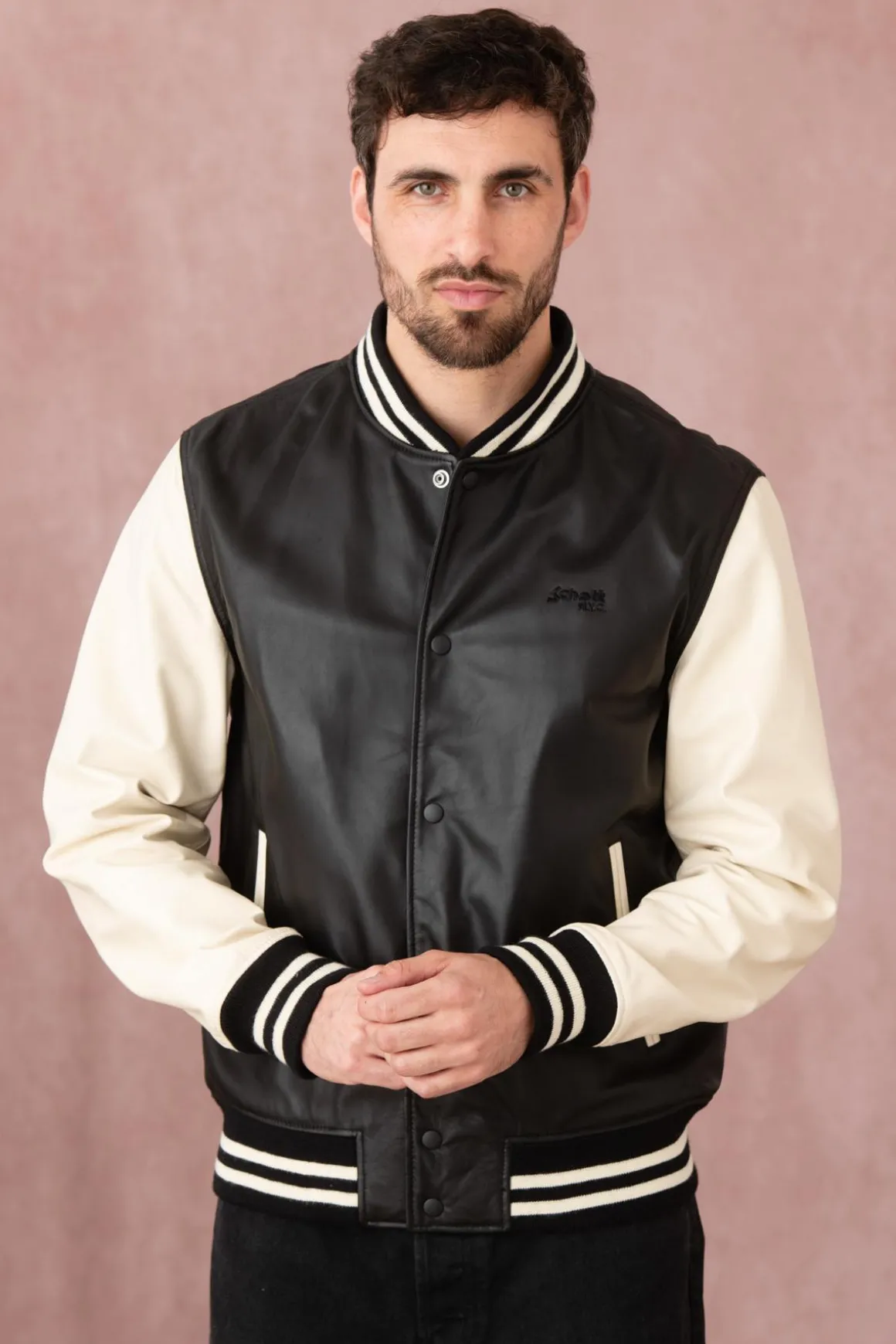 Blouson Homme Schott Lcteddys23Bi Black/O