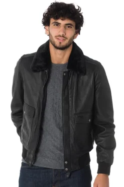 Blouson Homme Schott Lctopgun Black