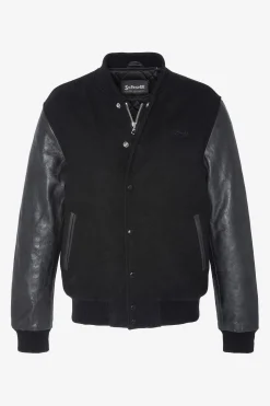 Blouson Homme Schott Lcusa Black/Black