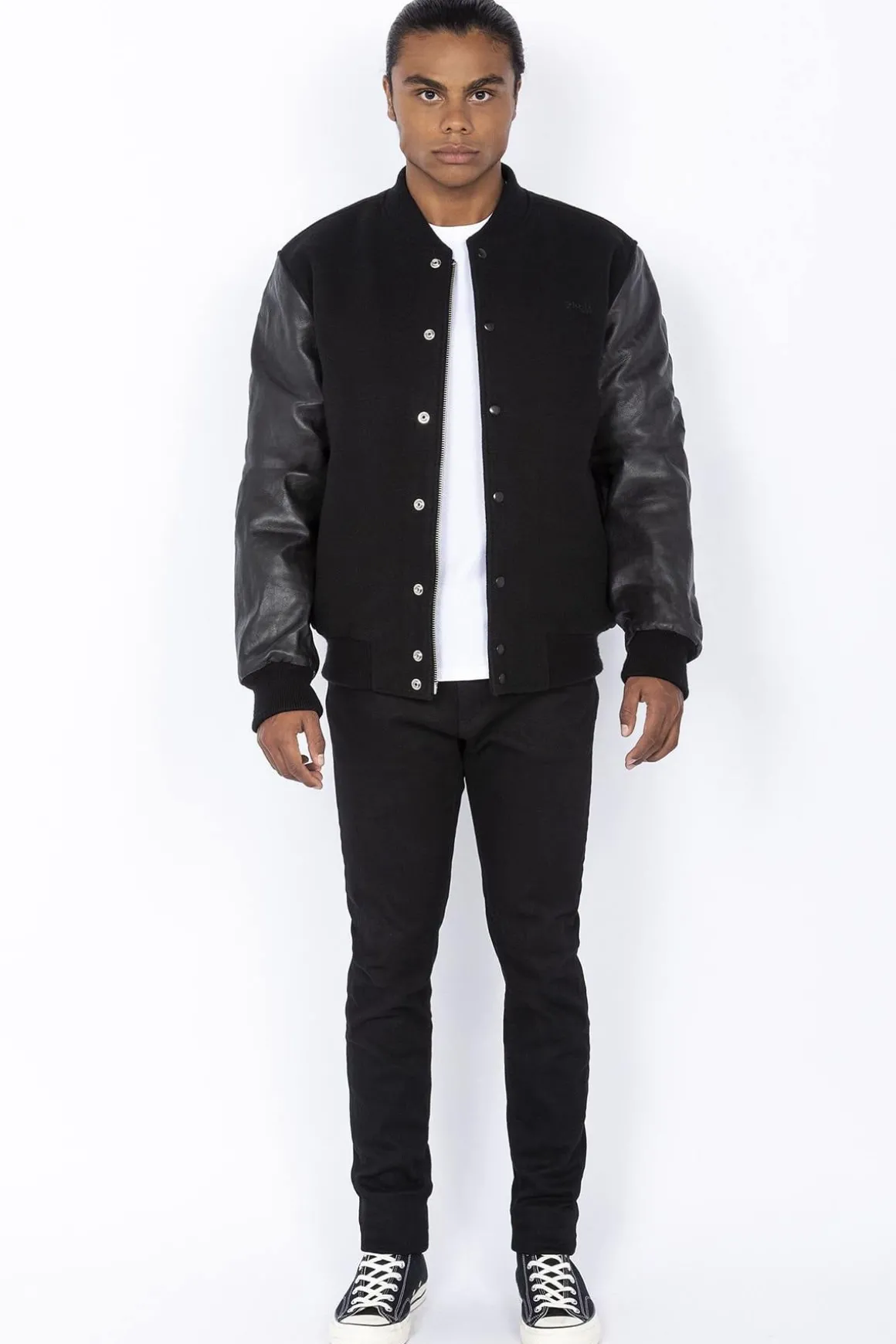 Blouson Homme Schott Lcusa Black/Black