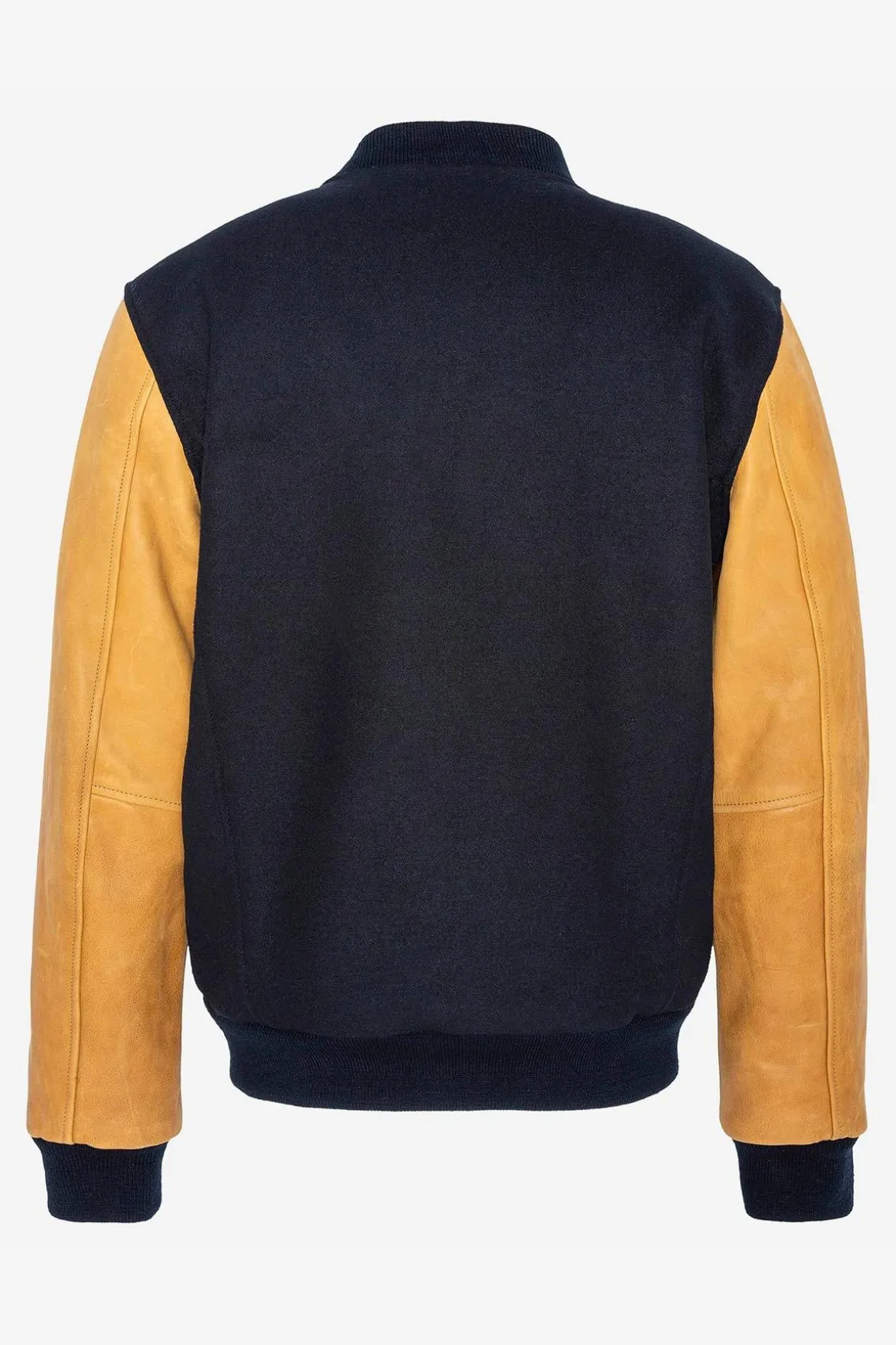 Blouson Homme Schott Lcusa Navy/Cognac