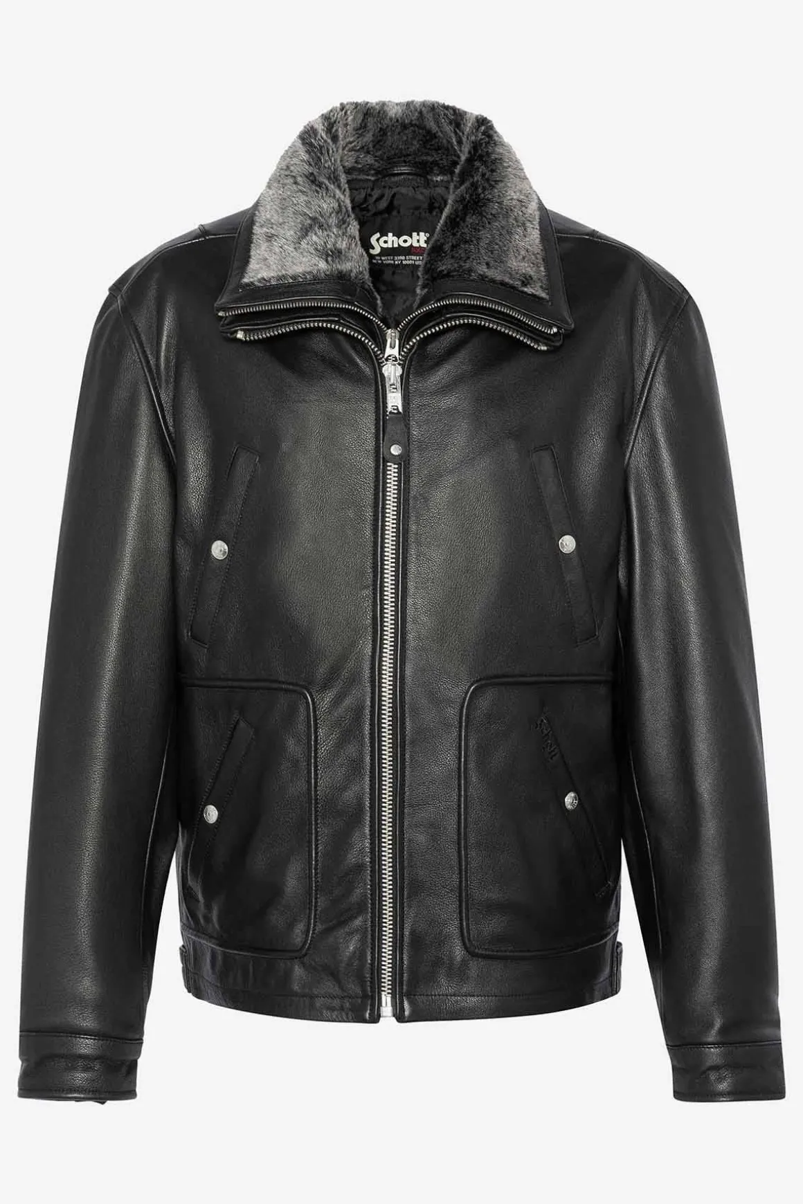 Blouson Homme Schott Lc8100W23 Black