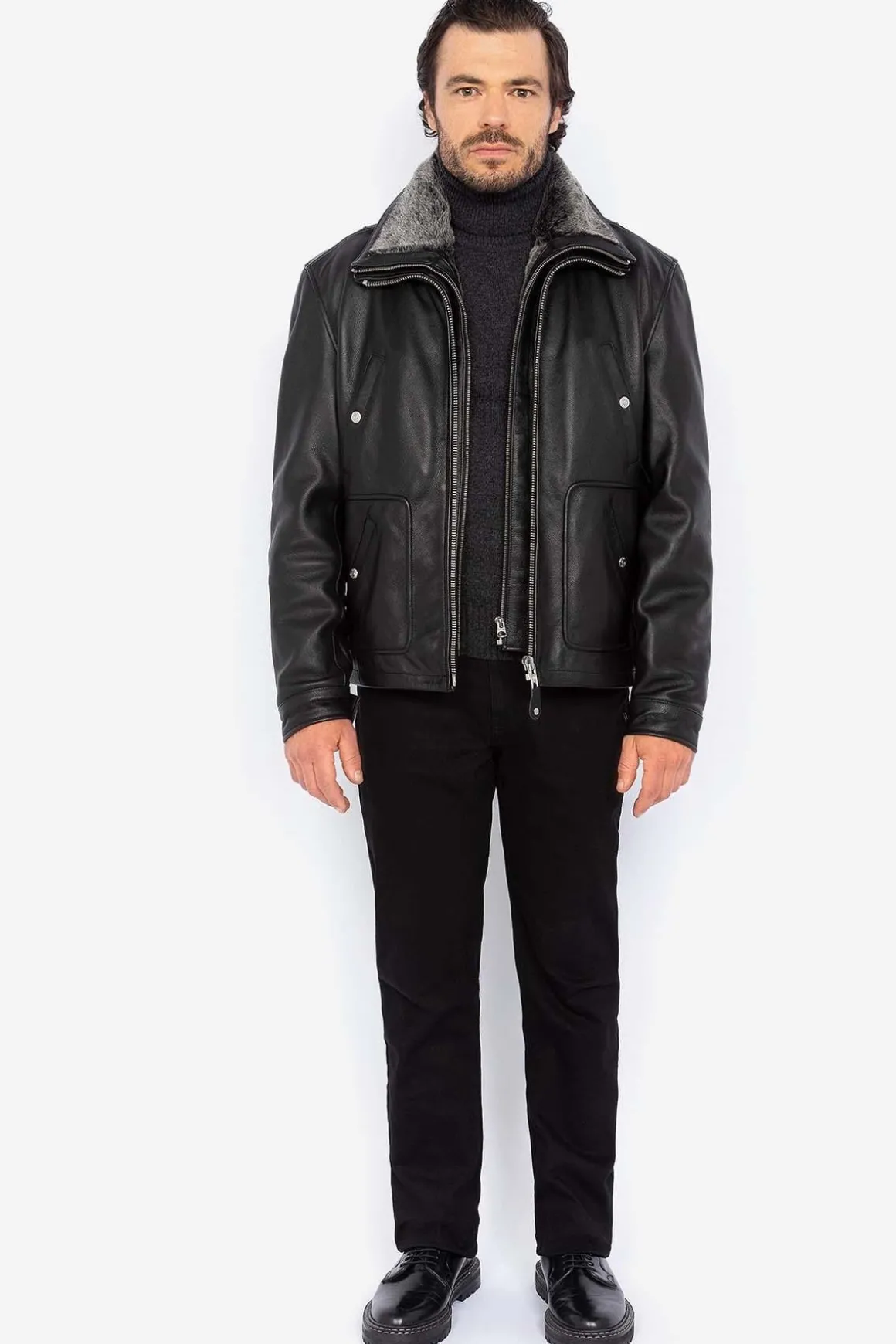 Blouson Homme Schott Lc8100W23 Black