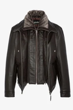 Blouson Homme Schott Lc8100W23 Brown