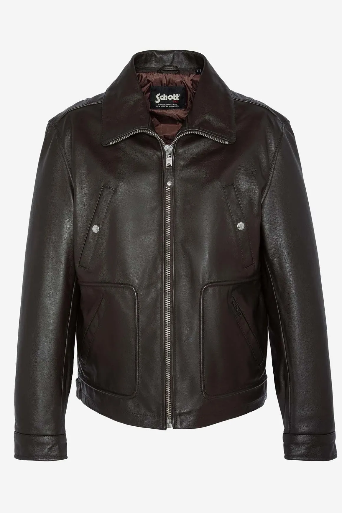 Blouson Homme Schott Lc8100W23 Brown