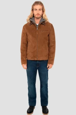 Blouson Homme Schott Lcwork25 Rust
