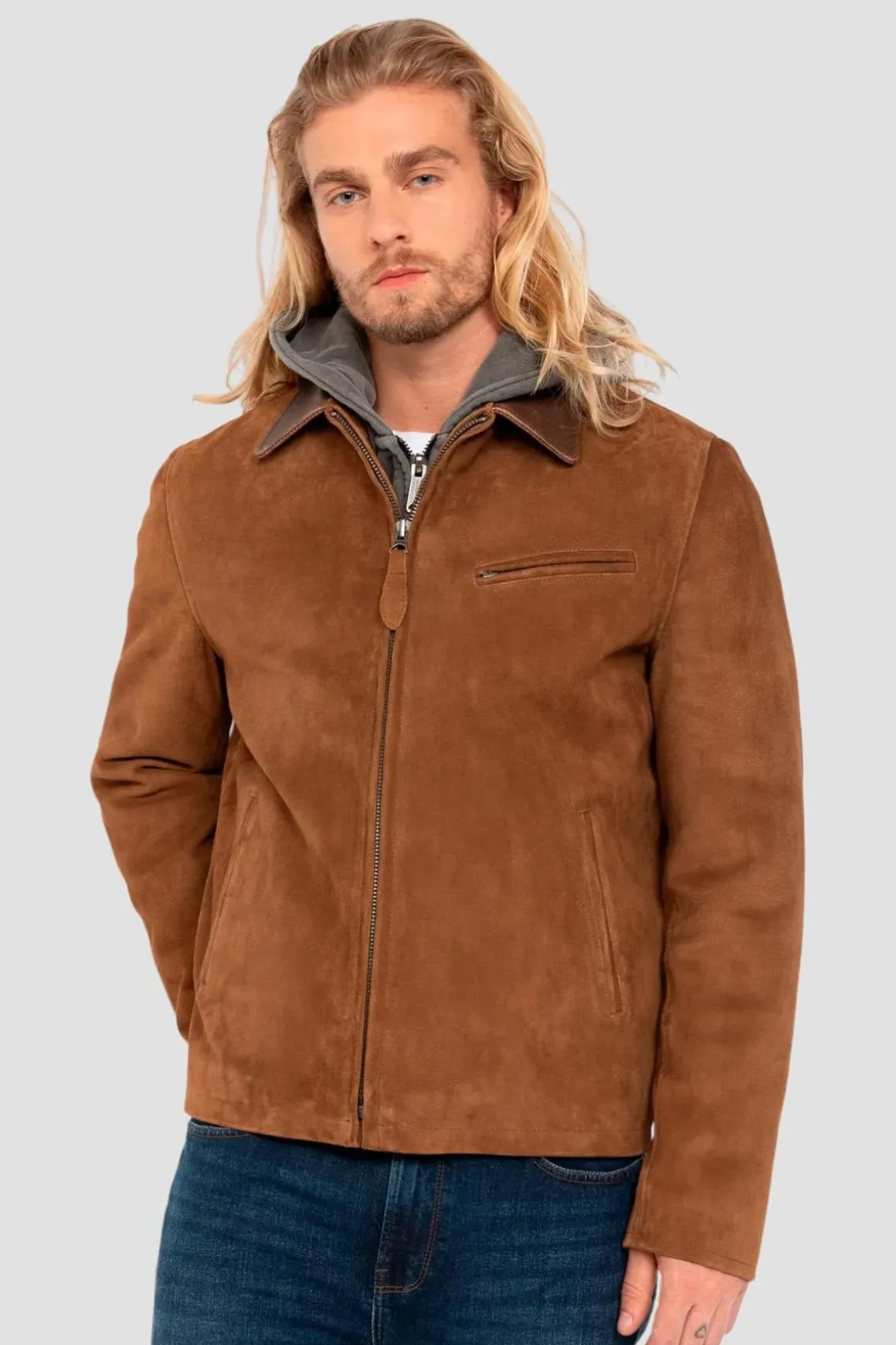 Blouson Homme Schott Lcwork25 Rust