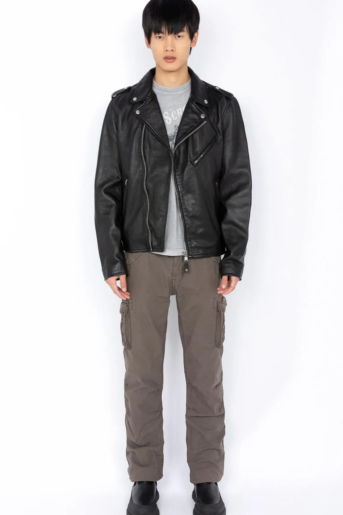 Blouson Homme Schott Lc1140Wx Black