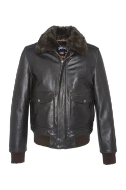 Blouson Homme Schott Lc5331X Ant.brown