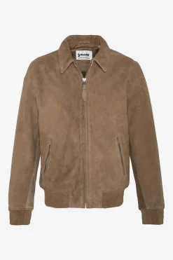 Blouson Homme Schott Lcyaless Dark Beige