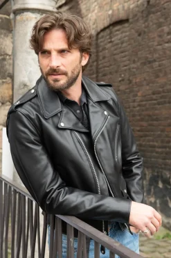 Blouson Homme Schott 613 Noir
