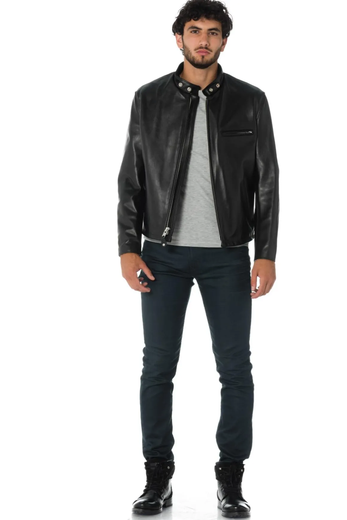 Blouson Homme Schott 141 Noir
