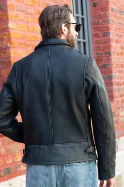 Blouson Homme Schott P693 Black