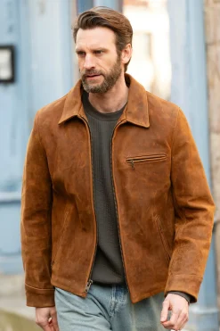 Blouson Homme Schott P673 Brown