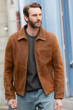 Blouson Homme Schott P673 Brown