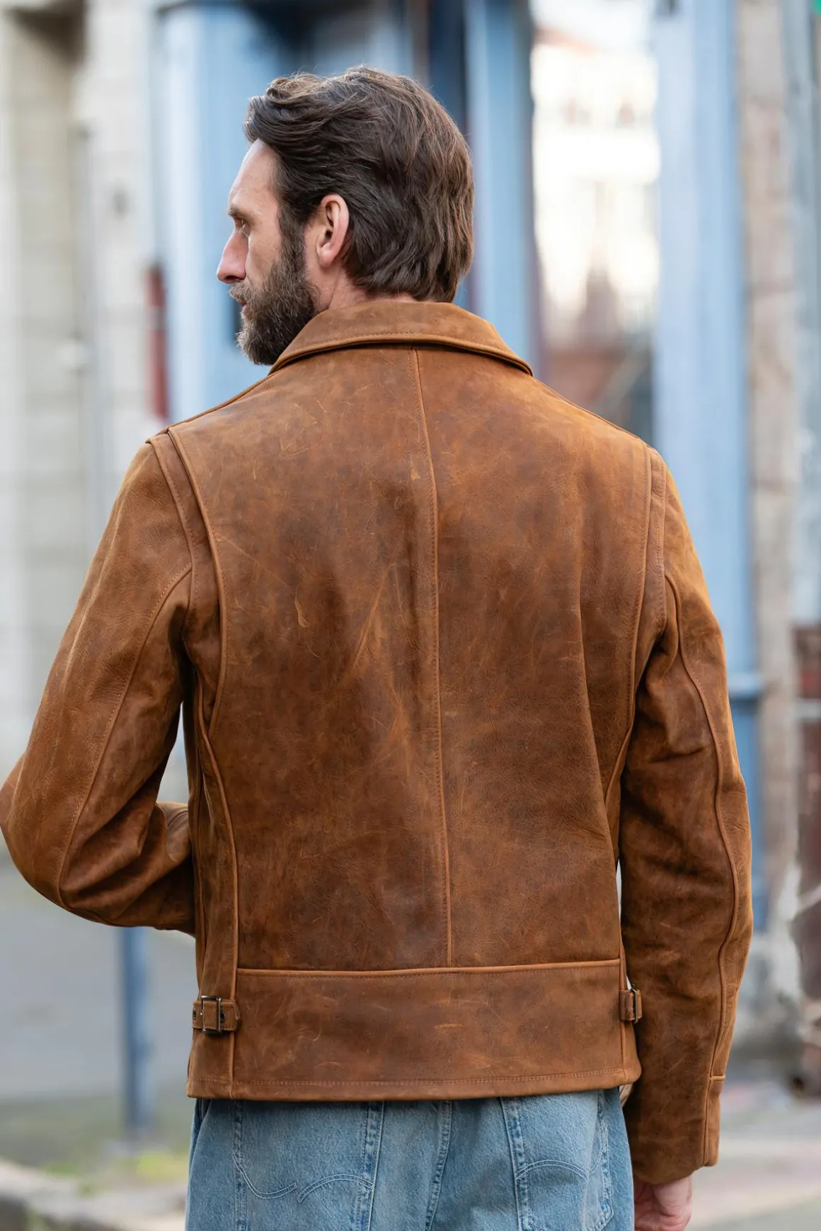 Blouson Homme Schott P673 Brown