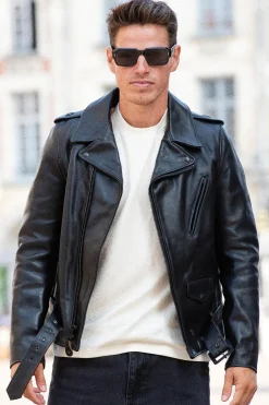 Blouson Homme Schott P613S Black
