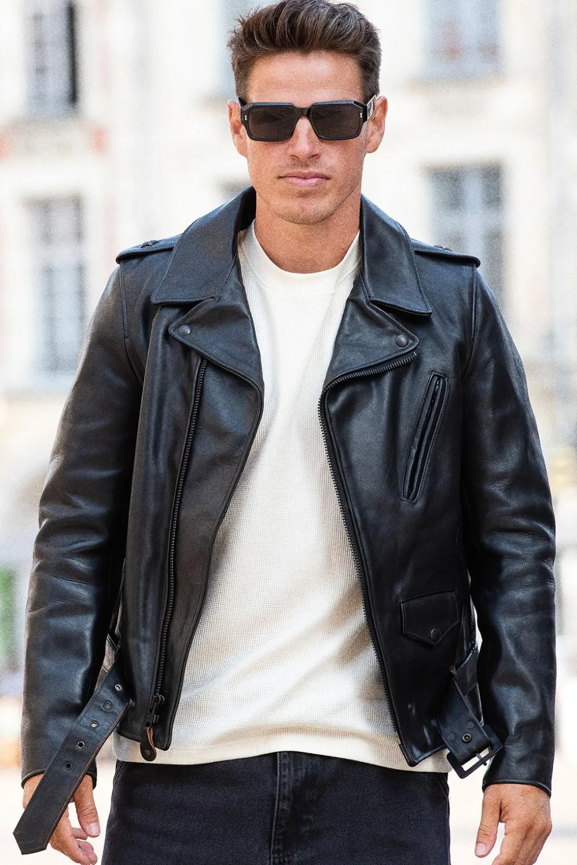 Blouson Homme Schott P613S Black