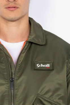 Blouson Homme Schott 21090Rs Army Kaki