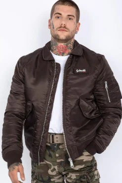 Blouson Homme Schott 210100Rs Dark Brown