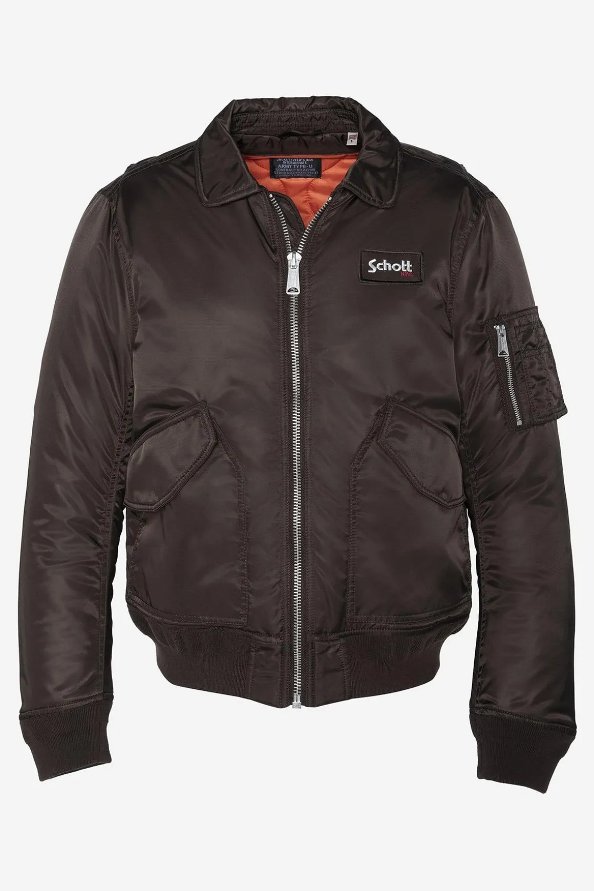 Blouson Homme Schott 210100Rs Dark Brown