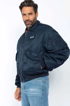 Blouson Homme Schott 21090Rs Navy