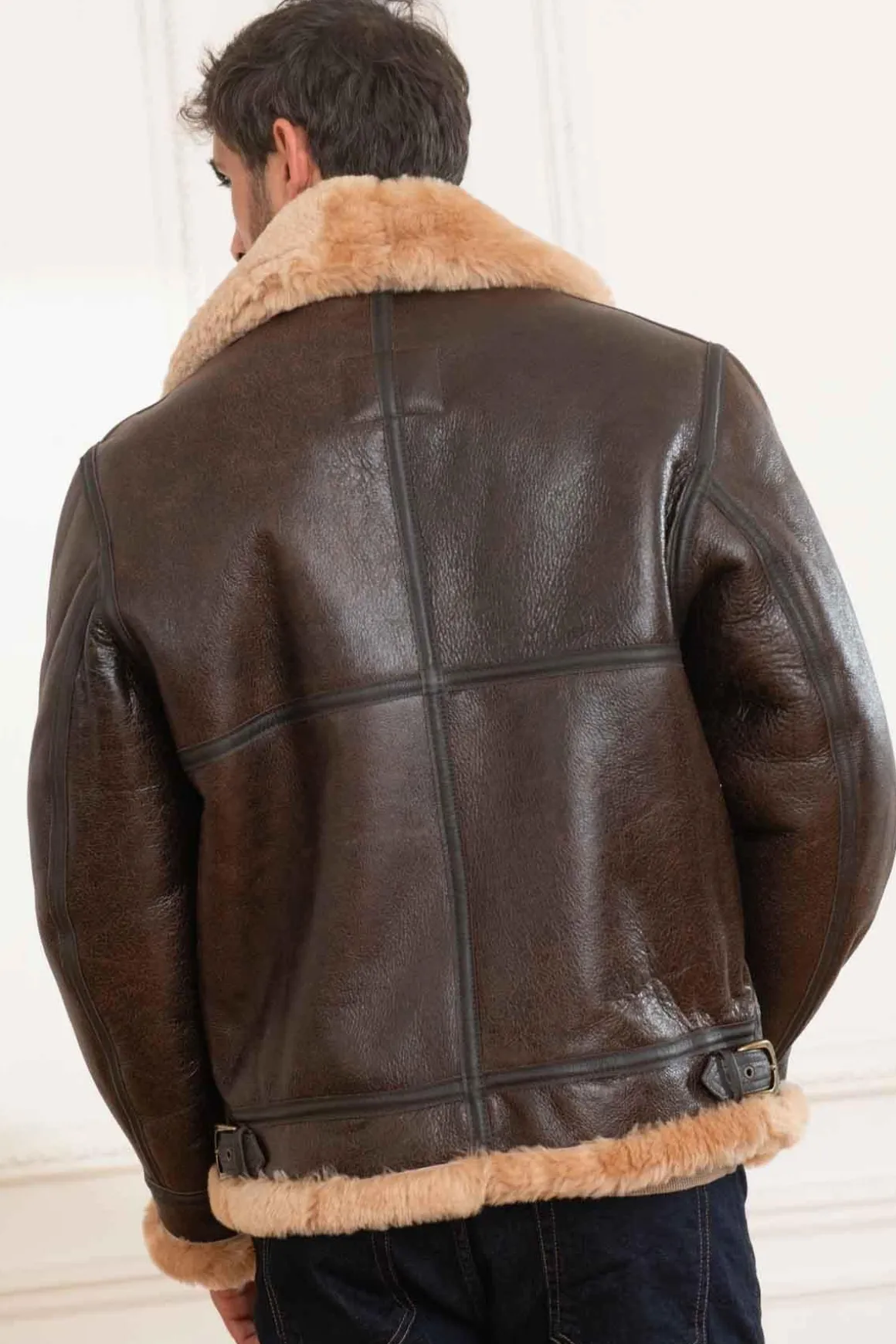 Blouson Homme Schott 257S Brown Gold
