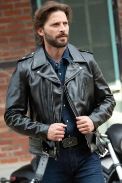 Blouson Homme Schott 613Sh Black