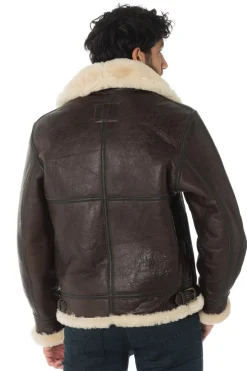 Blouson Homme Schott 257S Marron