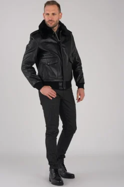 Blouson Homme Schott 184Sm Black