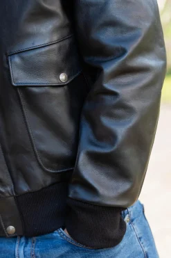 Blouson Homme Schott 184Sm Black