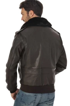 Blouson Homme Schott 184Sm Brown