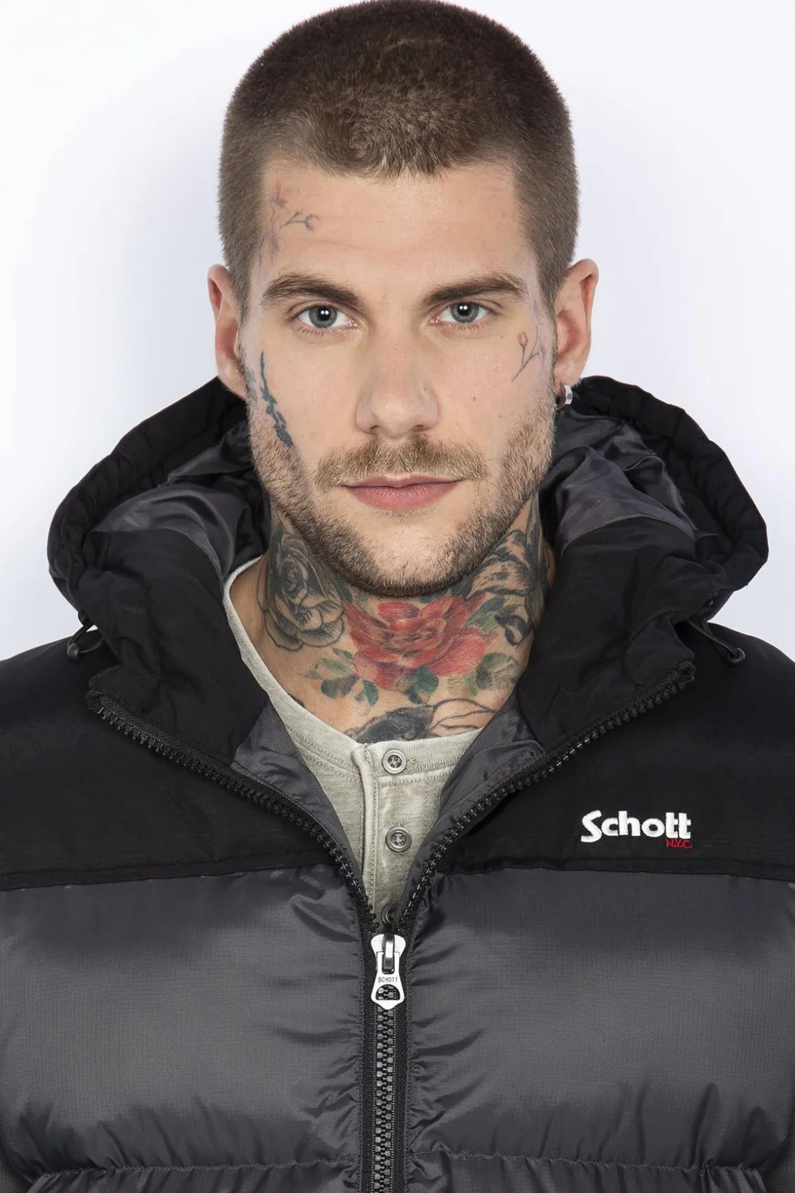 Blouson Homme Schott Utah2 Anthracite