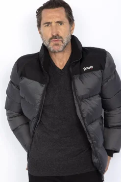 Blouson Homme Schott Utah Anthracite
