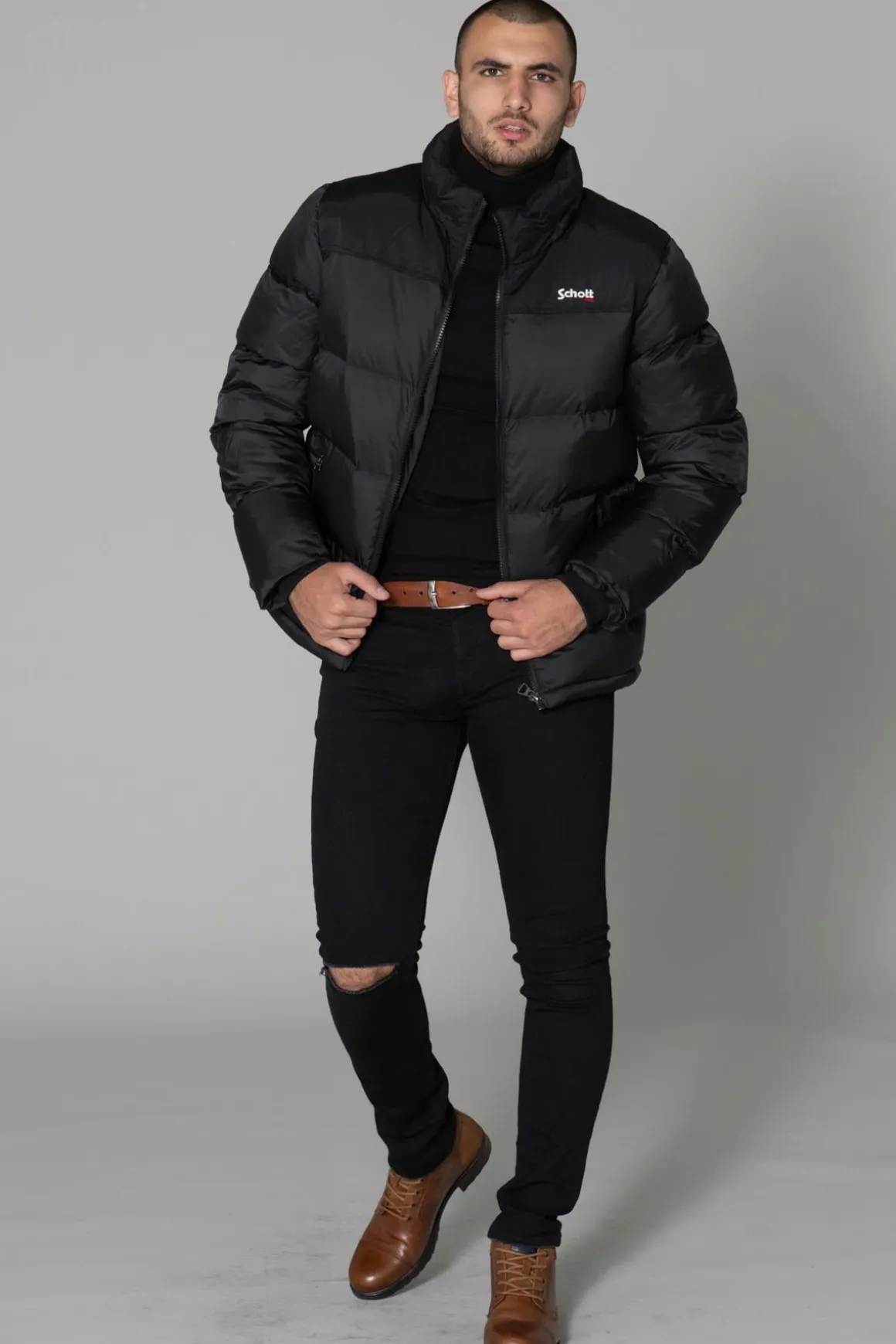 Blouson Homme Schott Utah Black