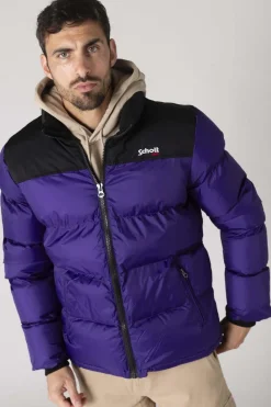 Blouson Homme Schott Utah Purple