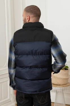 Blouson Homme Schott Utahv Navy