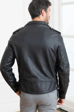 Blouson Homme Schott 626Vn Black