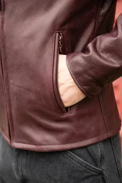 Blouson Homme Schott 530 Wine
